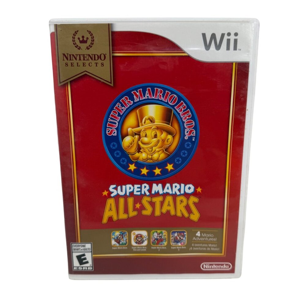 Nintendo Wii - Super Mario All-Stars (Nintendo Selects) - Tested/Works